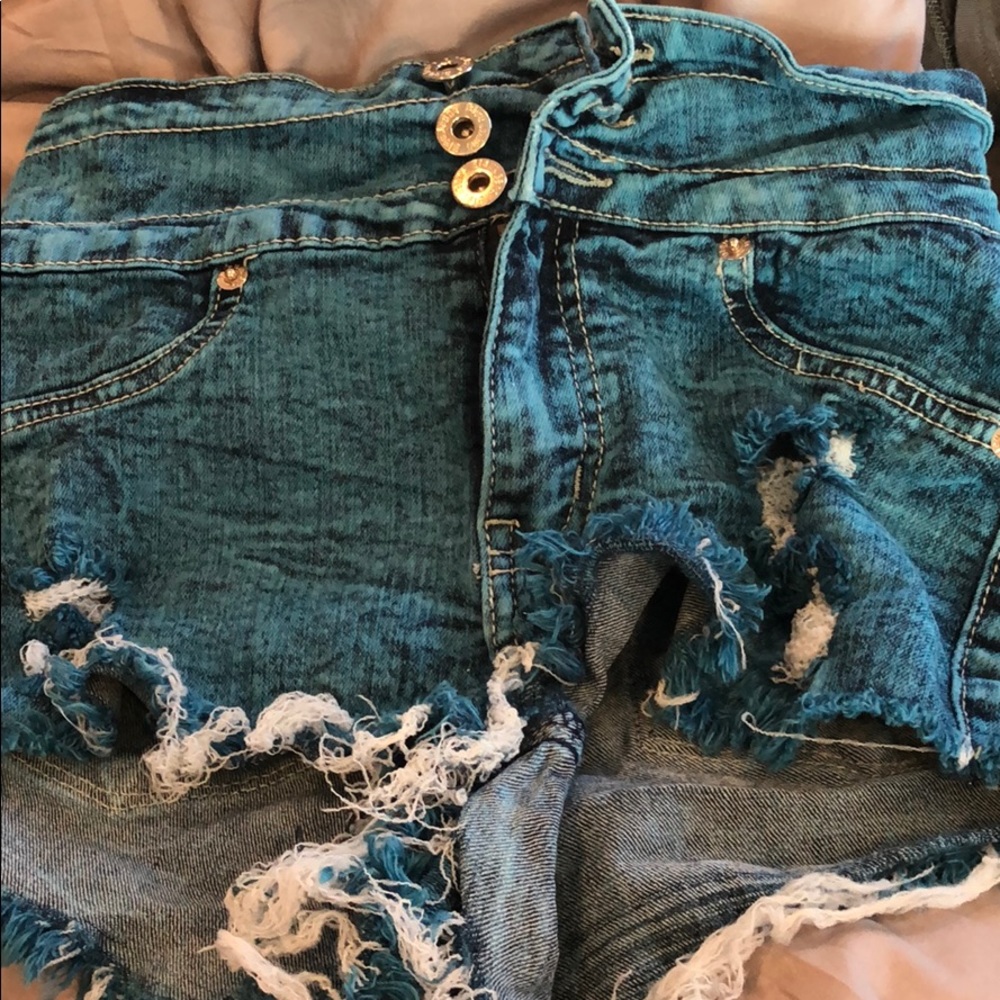 Bleu Jeans Bright Blue Jean Shorts